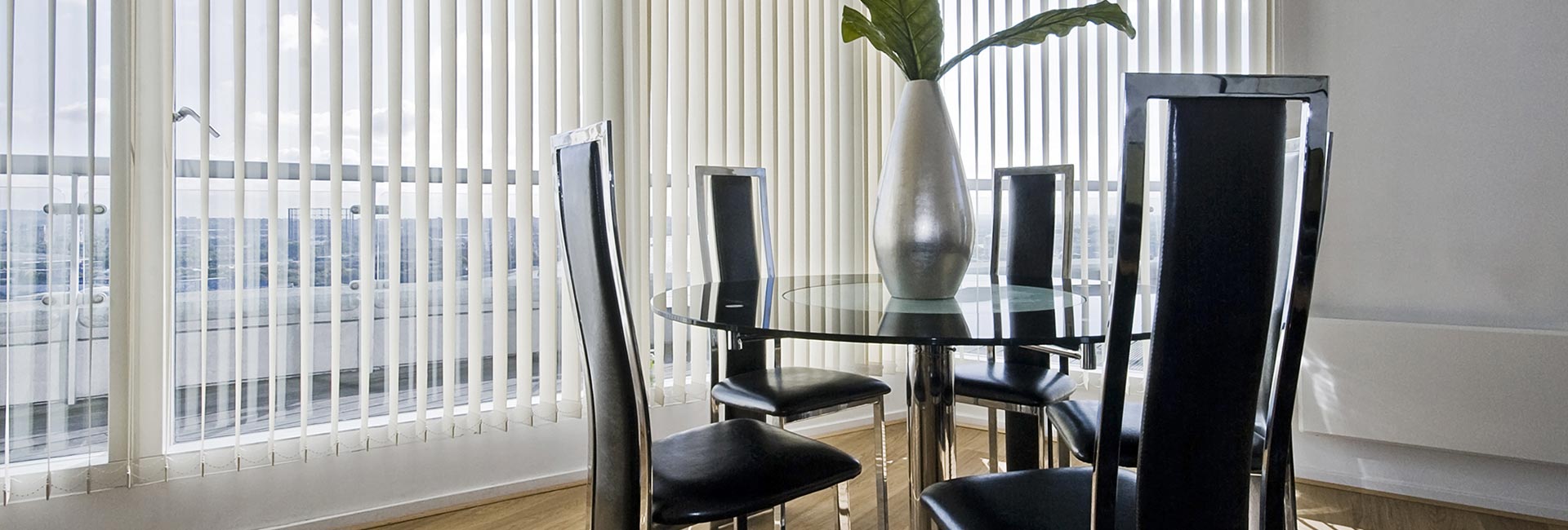 Vertical blinds in a Geelong home.