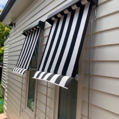 Outdoor awnings installed on the Bellarine Peninsula
