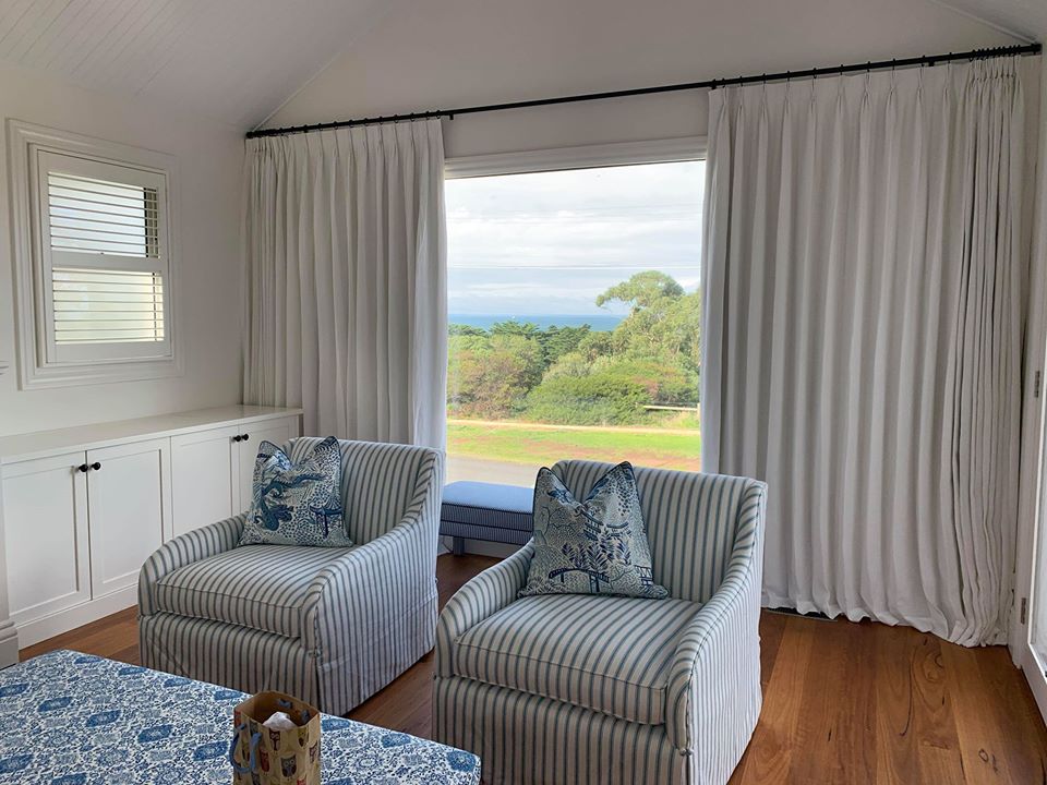 Curtains Geelong for Winter - Hamptons Style