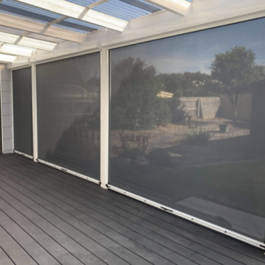 Ziptrak outdoor blinds Geelong